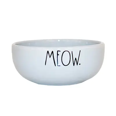 Comedouro Pet Injet Cerâmica Meow Cinza para Gatos 190 ml