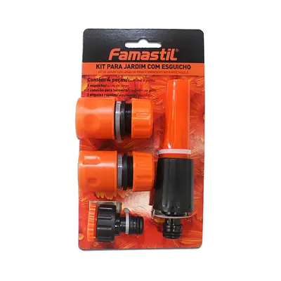 Kit para Jardim Famastil com Esguicho Engate Rápido