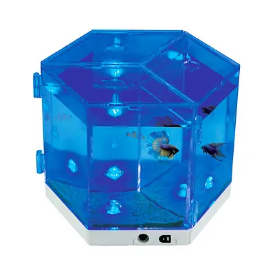 Beteira Plástica Boyu Sextavada com Led Luminescente 1L