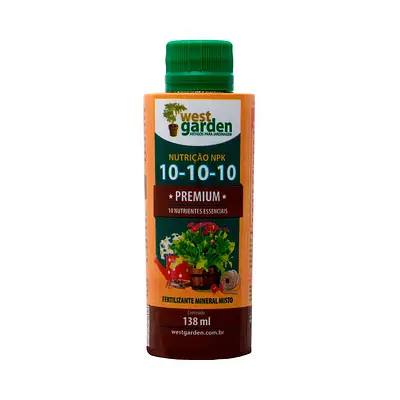 Fertilizante West Garden Premium 10-10-10 Concentrado 138 ml