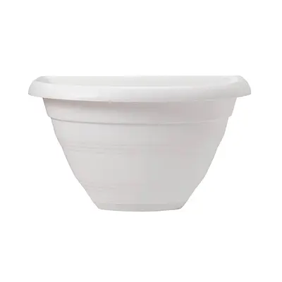 Vaso West Garden Porto de Parede com Prato Branco