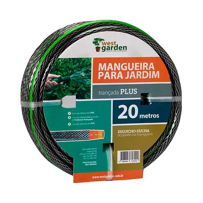 Mangueira West Garden Trançada Plus com Esguicho