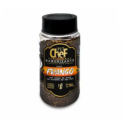 Saborizante para Ração Ipet Chef Gourmet Sabor Frango - 80g
