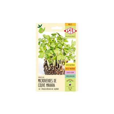 Semente Isla Multi Pet Microverdes de Couve Mahara - 2.00g