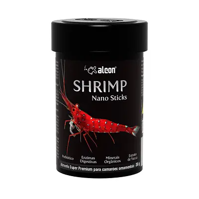Alimento Alcon Shrimp Nano Sticks para Camarões Ornamentais - 36g