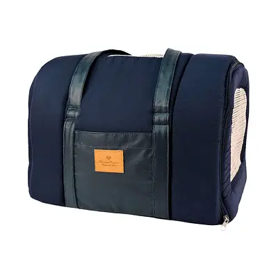 Bolsa de Transporte Bonito pra Cachorro Marinho para Cães e Gatos
