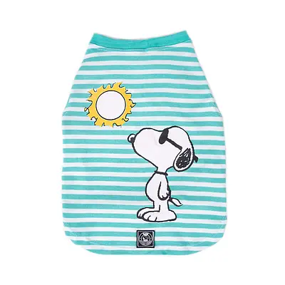 Regata Zooz Pets Snoopy Arretado Verde para Cães