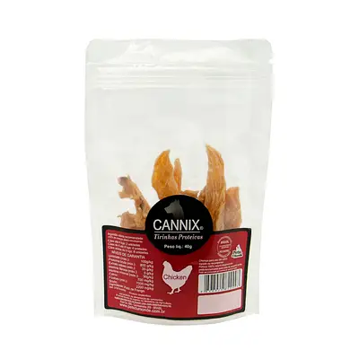 Snacks Cannix Tirinhas Proteicas de Frango para Cães 40g