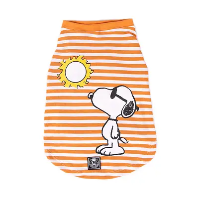 Regata Zooz Pets Snoopy Arretado Amarela para Cães