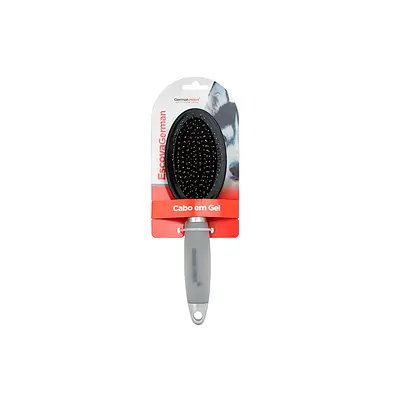 Escova Germanhart Sem Bolinha com Cabo de Gel para Cães e Gatos