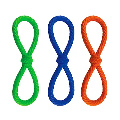 Brinquedo Líder Cross Laço Maciço para Cães - Cores Sortidas
