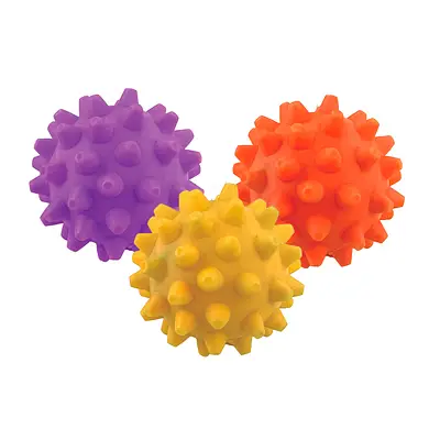 Brinquedo Líder Cross Bola Maciça com Cravos - Cores Sortidas