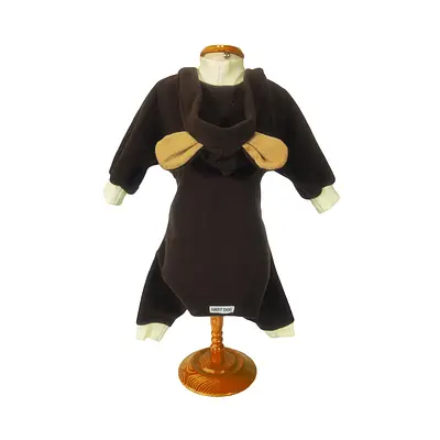 Macacão Griff Dog Marrom 4 Patas para Cães e Gatos