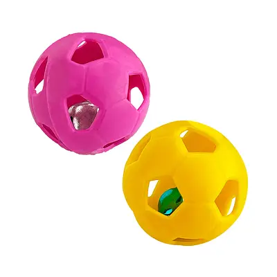 Brinquedo Líder Bolinha com Guizo para Gatos - Cores Sortidas