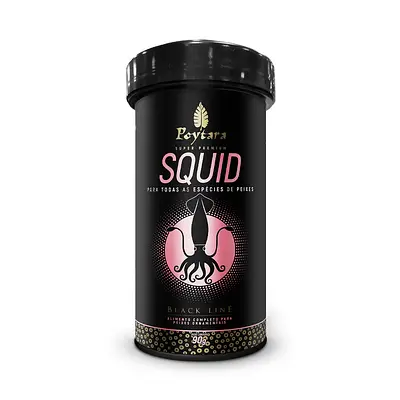 Alimento Poytara Black Line Squid para Peixes 90g