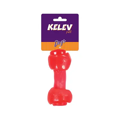 Brinquedo Jambo Kelev Mordedor Osso Carne Flex para Cães