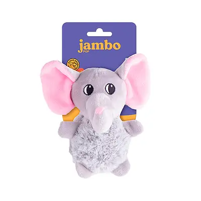 Brinquedo Jambo Mordedor Pelúcia Pop Animal Elephant para Cães
