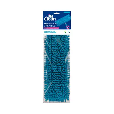 Refil Mop Flat Útil Chenille