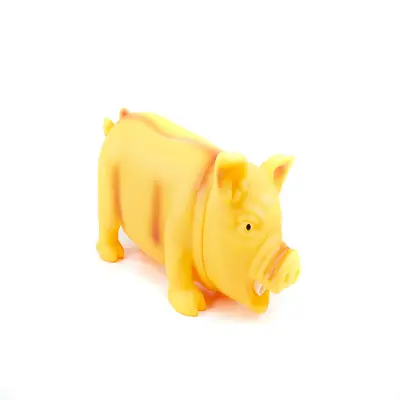Brinquedo Cães The Pets Vinil Porco Sonoro Grande 21cm