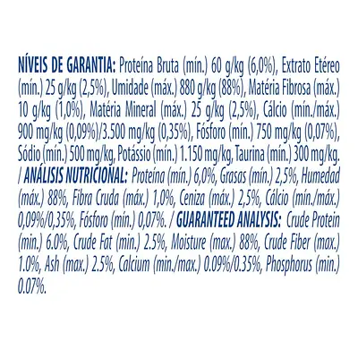 Ração Úmida Faro Gatos Adultos Sabor Peixe Sachê 85g
