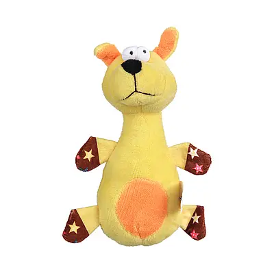 Brinquedo Napi Pelúcia Cachorro Amarelo para Cães