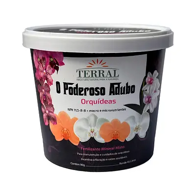 Fertilizante Terral O Poderoso Adubo Orquídeas 90 g