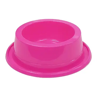 Comedouro Cães Pet Toys Filhote Antiformiga Rosa Neon 300ml