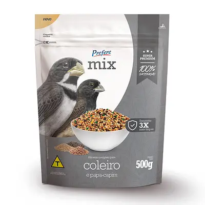 Alimento Prefere Mix para Coleiro e Papa-Capim 500g