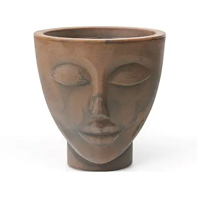 Vaso Faces Mulher Nutriplan Cor Café Imperial