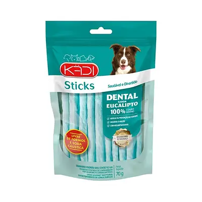 Snack Kadi Sticks Dental Eucalipto para Cães 70 g