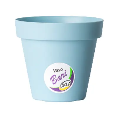 Vaso Okla Bari Azul Vintage para Jardim