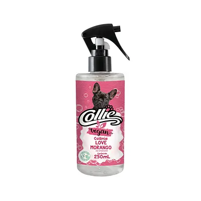 Colônia Collie Vegan Love Morango - 250 ml