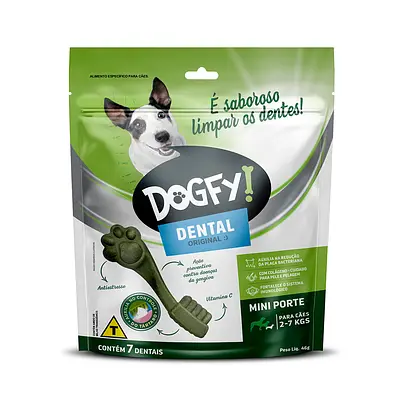 Snack Dogfy Dental para Cães Adultos de Porte Mini 45 g