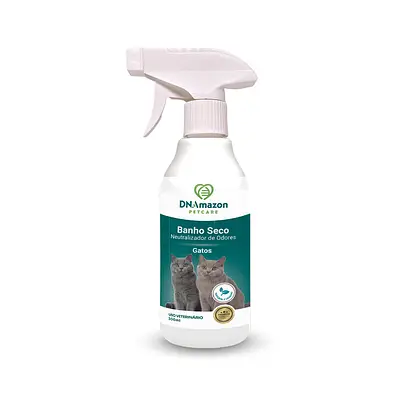 Banho a Seco DNAmazon Petcare para Cães Natural e Vegano 300ml