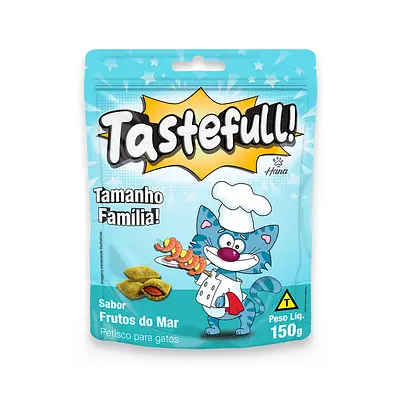 Petisco Hana Tastefull Frutos do Mar para Gatos Adultos