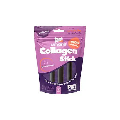 Petisco Umami Collagen Stick para Cães 3 Unidades