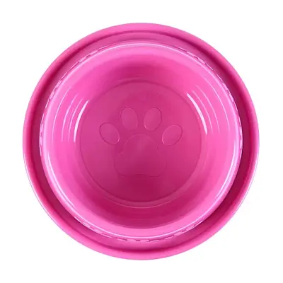 Comedouro Pet Injet Anti Formiga Filhote Rosa 300ml