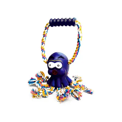 Brinquedo American Pets Polvo com Corda e Puxador para Cães