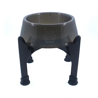 Comedouro Lilopety com Suporte Fume para Cães