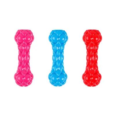 Brinquedo Napi Mordedor Halteres com Gomos TPR para Cães - Cores Sortidas