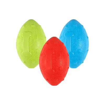 Brinquedo Napi Mordedor Bola Oval TPR - Cores Sortidas