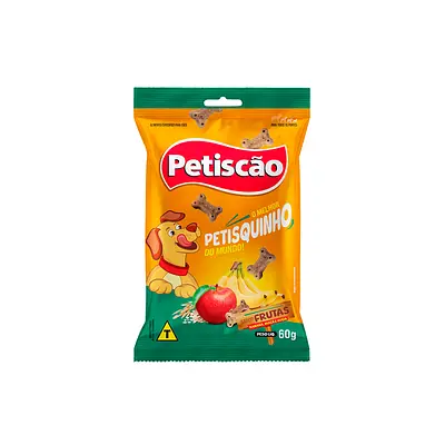 Osso Petiscão Cãolageno Frutas 60g