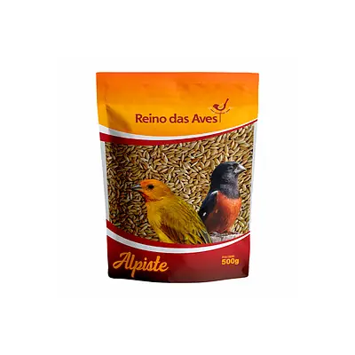 Alimento Pássaro Reino das Aves Semente de Alpiste 500g