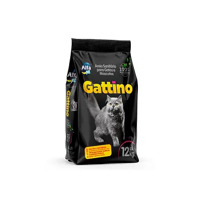 Areia Higiênica Gattino Para Gatos