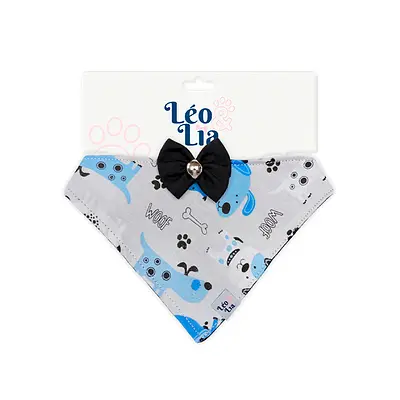 Bandana Leo e Lia Pet Jeans para Cães e Gatos
