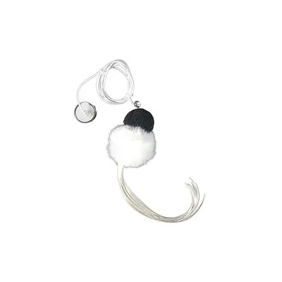 Brinquedo Mabuu Interativo Para Gatos Pompom Branca