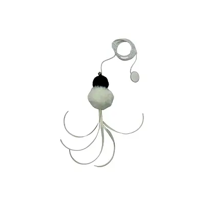 Brinquedo Mabuu Interativo Para Gatos Pompom Preta