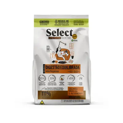 Ração Monello Select Digestão Equilibrada para Cães Adultos de Raças Mini e Pequenas 15Kg