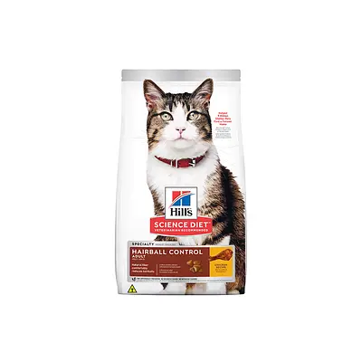 Ração Hill's Science Diet Controle Bolas de Pelo para Gatos Adultos Sabor Frango