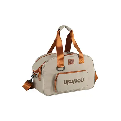 Bolsa de Transporte Up4You Plush Bege para Cães e Gatos